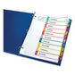 Avery Customizable Toc Ready Index Multicolor Tab Dividers 10-tab 1 To 10 11 X 8.5 White Contemporary Color Tabs 1 Set - Office - Avery®