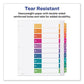 Avery Customizable Toc Ready Index Multicolor Tab Dividers Extra Wide Tabs 10-tab 1 To 10 11 X 9.25 White 1 Set - Office - Avery®