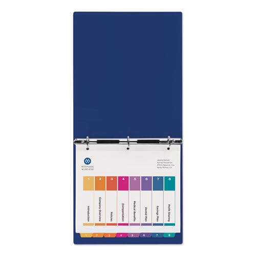 Avery Customizable Toc Ready Index Multicolor Tab Dividers Extra Wide Tabs 8-tab 1 To 8 11 X 9.25 White 1 Set - Office - Avery®