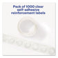 Avery Dispenser Pack Hole Reinforcements 0.25 Dia Clear 1,000/pack (5722) - School Supplies - Avery®