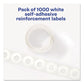 Avery Dispenser Pack Hole Reinforcements 0.25 Dia White 1,000/pack (5720) - School Supplies - Avery®