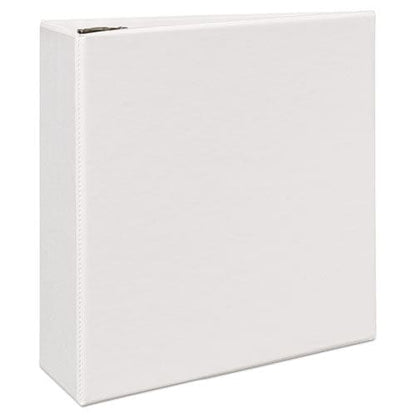 Avery Durable View Binder With Durahinge And Ezd Rings 3 Rings 4 Capacity 11 X 8.5 White (9801) - School Supplies - Avery®