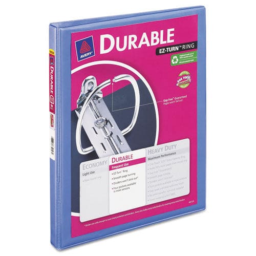 Avery Durable View Binder With Durahinge And Slant Rings 3 Rings 0.5 Capacity 11 X 8.5 Black - School Supplies - Avery®