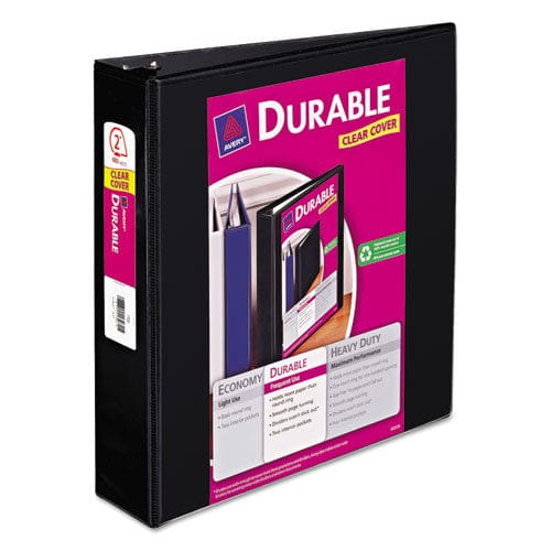 Avery Durable View Binder With Durahinge And Slant Rings 3 Rings 0.5 Capacity 11 X 8.5 Black - School Supplies - Avery®