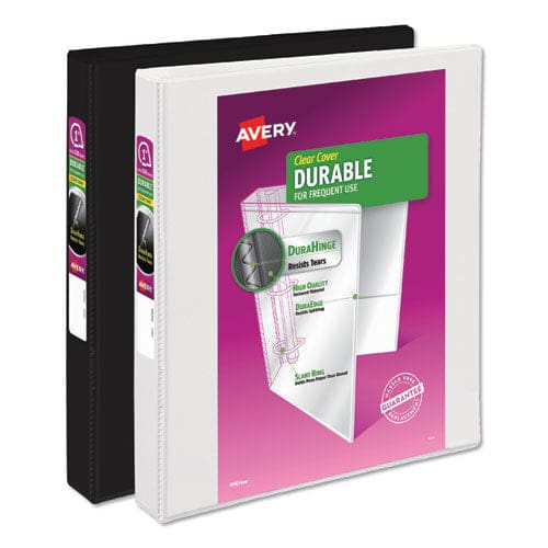 Avery Durable View Binder With Durahinge And Slant Rings 3 Rings 0.5 Capacity 11 X 8.5 White - School Supplies - Avery®