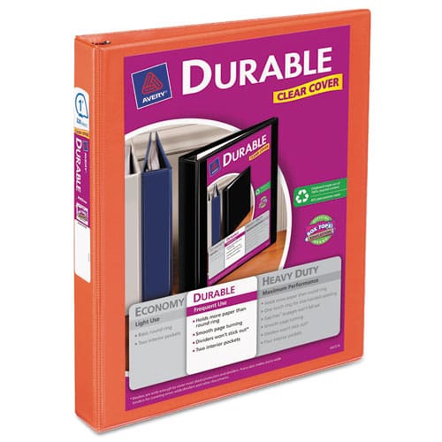 Avery Durable View Binder With Durahinge And Slant Rings 3 Rings 0.5 Capacity 11 X 8.5 White - School Supplies - Avery®