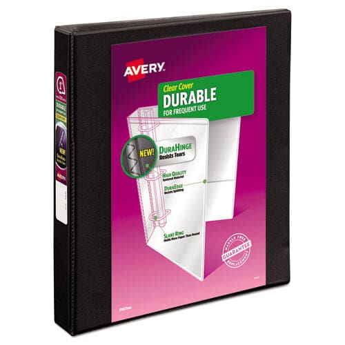 Avery Durable View Binder With Durahinge And Slant Rings 3 Rings 1 Capacity 11 X 8.5 Black - School Supplies - Avery®