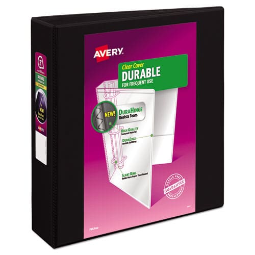 Avery Durable View Binder With Durahinge And Slant Rings 3 Rings 2 Capacity 11 X 8.5 Black - School Supplies - Avery®