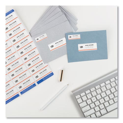 Avery Easy Peel White Address Labels W/ Sure Feed Technology Laser Printers 1 X 2.63 White 30/sheet 25 Sheets/pack - Office - Avery®