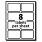 Avery Ecofriendly Adhesive Name Badge Labels 3.38 X 2.33 White 400/box - School Supplies - Avery®