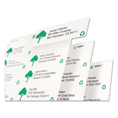 Avery Ecofriendly Mailing Labels Inkjet/laser Printers 1 X 2.63 White 30/sheet 100 Sheets/pack - Office - Avery®