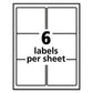Avery Ecofriendly Mailing Labels Inkjet/laser Printers 3.33 X 4 White 6/sheet 100 Sheets/pack - Office - Avery®