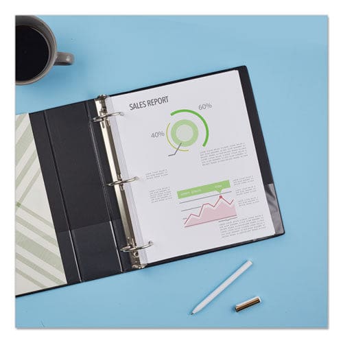 Avery Economy Non-view Binder With Round Rings 3 Rings 3 Capacity 11 X 8.5 Black (3602) - School Supplies - Avery®