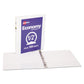 Avery Economy View Binder With Round Rings 3 Rings 0.5 Capacity 11 X 8.5 White (5706) - School Supplies - Avery®