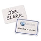 Avery Flexible Adhesive Name Badge Labels 3.38 X 2.33 White/blue Border 40/pack - School Supplies - Avery®
