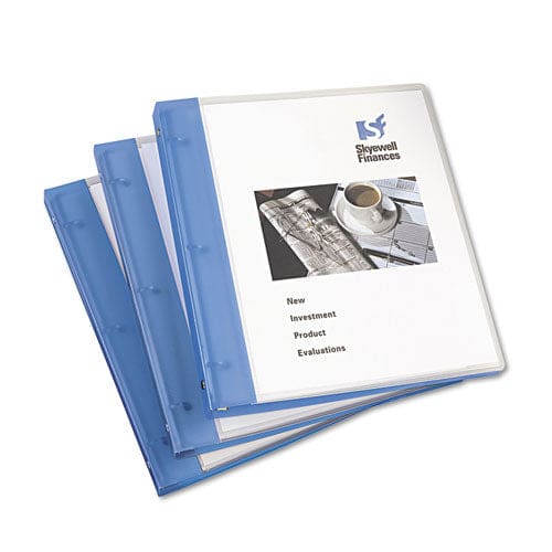 Avery Flexible View Binder With Round Rings 3 Rings 0.5 Capacity 11 X 8.5 Blue - School Supplies - Avery®