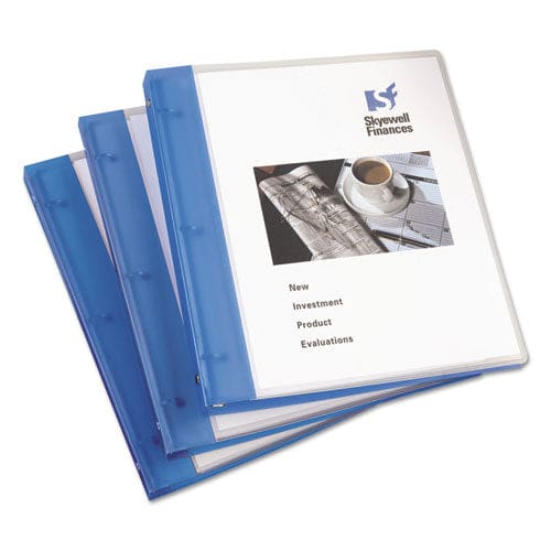 Avery Flexible View Binder With Round Rings 3 Rings 1 Capacity 11 X 8.5 Blue - School Supplies - Avery®