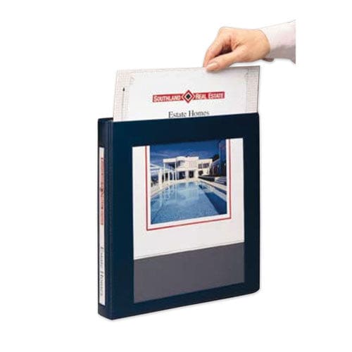 Avery Framed View Heavy-duty Binders 3 Rings 1.5 Capacity 11 X 8.5 Navy Blue - School Supplies - Avery®