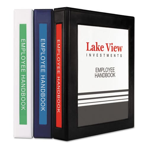 Avery Framed View Heavy-duty Binders 3 Rings 3 Capacity 11 X 8.5 Black - School Supplies - Avery®