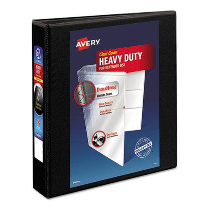 Avery Heavy-duty Non Stick View Binder With Durahinge And Slant Rings 3 Rings 1.5 Capacity 11 X 8.5 Black (5400) - School Supplies - Avery®