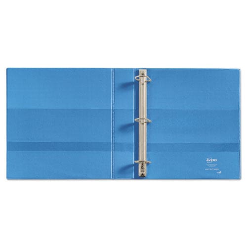 Avery Heavy-duty Non Stick View Binder With Durahinge And Slant Rings 3 Rings 1.5 Capacity 11 X 8.5 Light Blue (5401) - School Supplies -