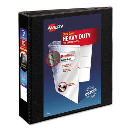 Avery Heavy-duty Non Stick View Binder With Durahinge And Slant Rings 3 Rings 2 Capacity 11 X 8.5 Black (5500) - School Supplies - Avery®