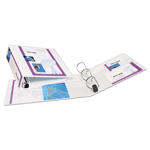 Avery Heavy-duty Non Stick View Binder With Durahinge And Slant Rings 3 Rings 3 Capacity 11 X 8.5 White (5604) - School Supplies - Avery®