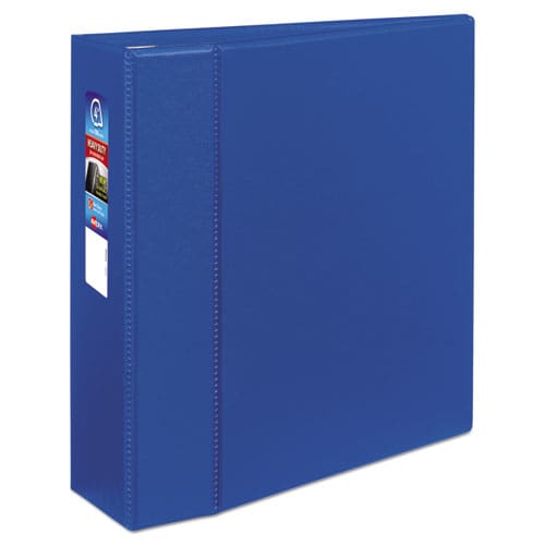 Avery Heavy-duty Non-view Binder With Durahinge And Locking One Touch Ezd Rings 3 Rings 4 Capacity 11 X 8.5 Blue - School Supplies - Avery®