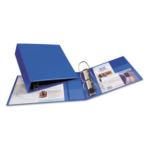 Avery Heavy-duty Non-view Binder With Durahinge And Locking One Touch Ezd Rings 3 Rings 3 Capacity 11 X 8.5 Blue - School Supplies - Avery®