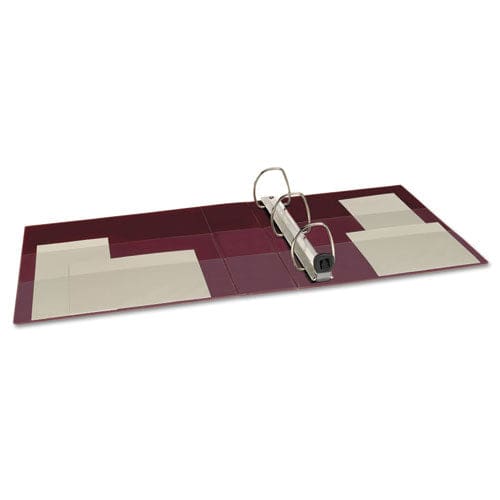 Avery Heavy-duty Non-view Binder With Durahinge And Locking One Touch Ezd Rings 3 Rings 3 Capacity 11 X 8.5 Maroon - School Supplies -