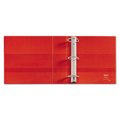 Avery Heavy-duty Non-view Binder With Durahinge And Locking One Touch Ezd Rings 3 Rings 3 Capacity 11 X 8.5 Red - School Supplies - Avery®