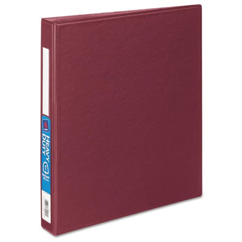 Avery Heavy-duty Non-view Binder With Durahinge And Locking One Touch Ezd Rings 3 Rings 3 Capacity 11 X 8.5 Red - School Supplies - Avery®