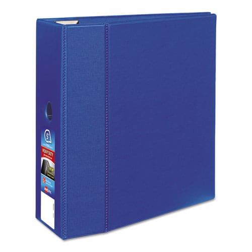 Avery Heavy-duty Non-view Binder With Durahinge Locking One Touch Ezd Rings And Thumb Notch 3 Rings 5 Capacity 11 X 8.5 Blue - School