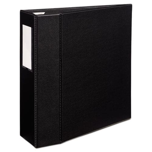 Avery Heavy-duty Non-view Binder With Durahinge Three Locking One Touch Ezd Rings And Spine Label 4 Capacity 11 X 8.5 Black - School