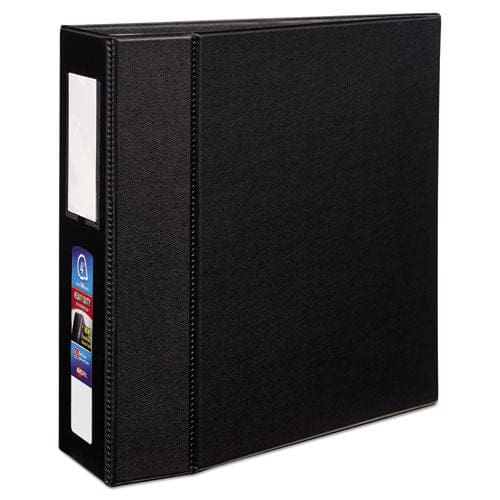 Avery Heavy-duty Non-view Binder With Durahinge Three Locking One Touch Ezd Rings And Spine Label 4 Capacity 11 X 8.5 Black - School