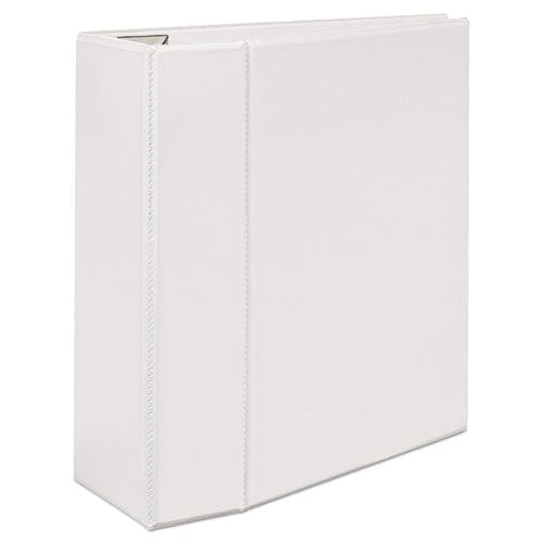 Avery Heavy-duty View Binder With Durahinge And Locking One Touch Ezd Rings 3 Rings 5 Capacity 11 X 8.5 White - School Supplies - Avery®