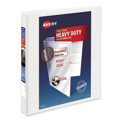 Avery Heavy-duty View Binder With Durahinge And Locking One Touch Ezd Rings 3 Rings 3 Capacity 11 X 8.5 Navy Blue - School Supplies - Avery®