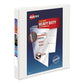 Avery Heavy-duty View Binder With Durahinge And One Touch Ezd Rings 3 Rings 2 Capacity 11 X 8.5 White - School Supplies - Avery®