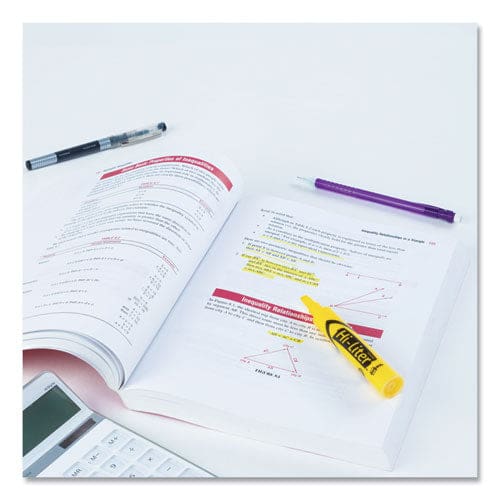 Avery Hi-liter Desk-style Highlighters Yellow Ink Chisel Tip Yellow/black Barrel Dozen - School Supplies - Avery®