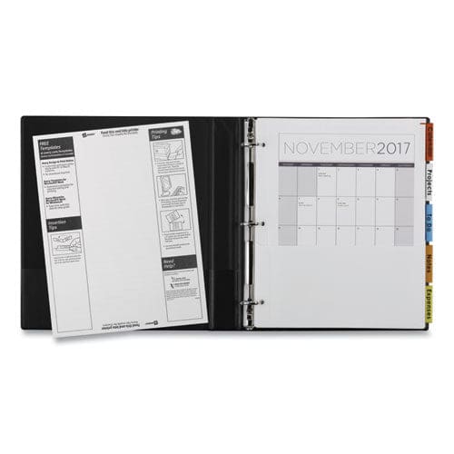 Avery Insertable Dividers W/single Pockets 5-tab 11.25 X 9.13 White 1 Set - School Supplies - Avery®