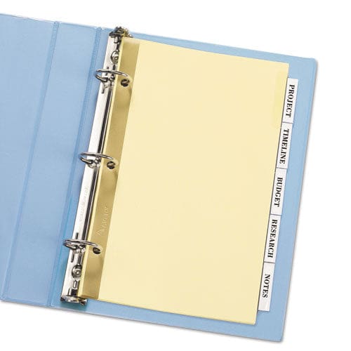 Avery Insertable Standard Tab Dividers 8-tab 14 X 8.5, Buff 1 Set - School Supplies - Avery®