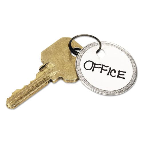 Avery Key Tags With Split Ring 1.25 Dia White 50/pack - Office - Avery®