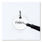 Avery Key Tags With Split Ring 1.25 Dia White 50/pack - Office - Avery®