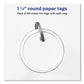 Avery Key Tags With Split Ring 1.25 Dia White 50/pack - Office - Avery®