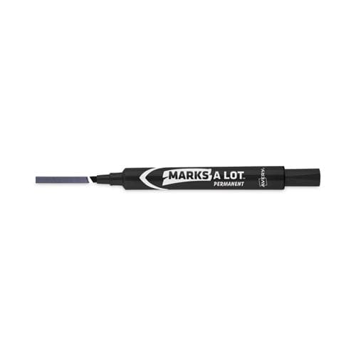 Avery Marks A Lot Large Desk-style Permanent Marker Broad Chisel Tip Black Dozen (8888) - School Supplies - Avery®