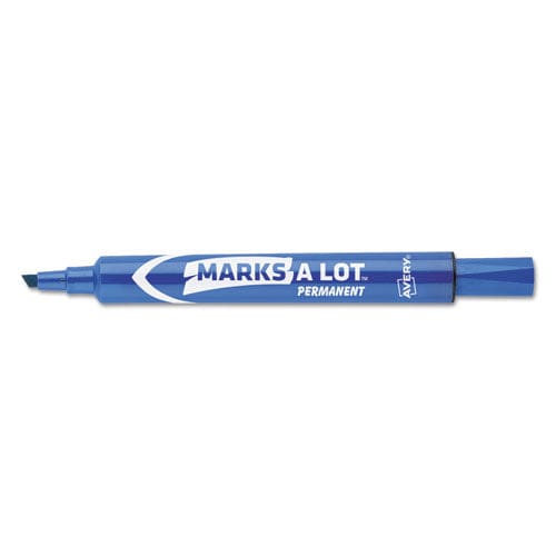 Avery Marks A Lot Large Desk-style Permanent Marker Broad Chisel Tip Black Dozen (8888) - School Supplies - Avery®