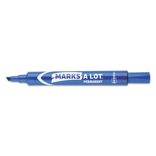 Avery Marks A Lot Large Desk-style Permanent Marker Broad Chisel Tip Orange Dozen (8883) - School Supplies - Avery®