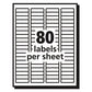 Avery Matte Clear Easy Peel Mailing Labels W/ Sure Feed Technology Laser Printers 0.5 X 1.75 Clear 80/sheet 25 Sheets/box - Office - Avery®