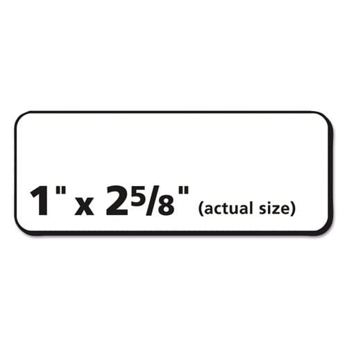 Avery Matte Clear Easy Peel Mailing Labels W/ Sure Feed Technology Laser Printers 1 X 2.63 Clear 30/sheet 25 Sheets/box - Office - Avery®