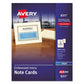 Avery Note Cards With Matching Envelopes Laser 80 Lb 4.25 X 5.5 Uncoated White 60 Cards 2 Cards/sheet 30 Sheets/pack - Office - Avery®